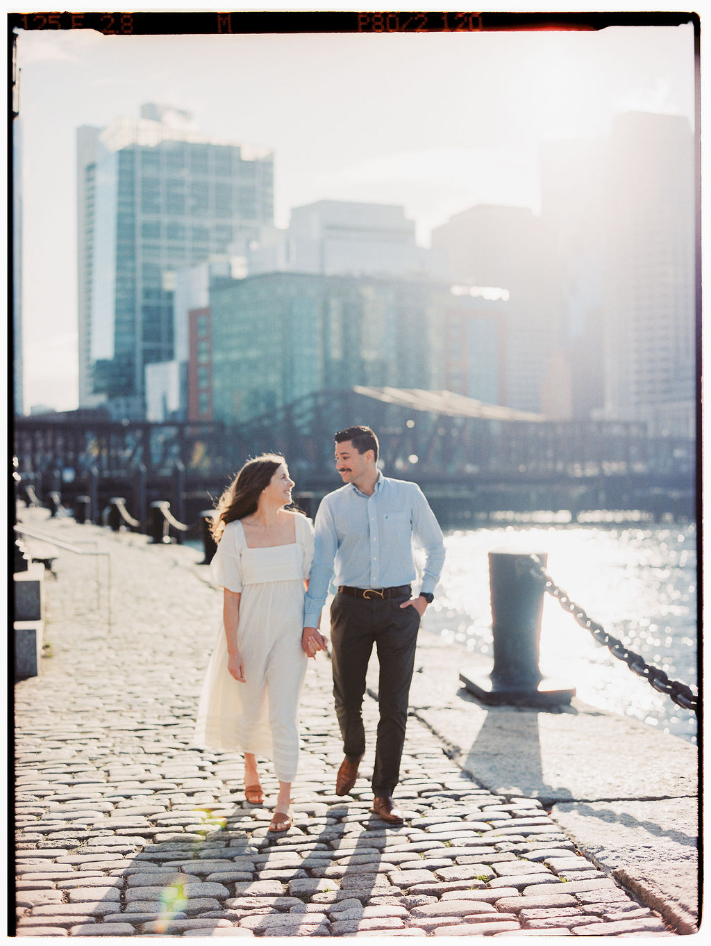 Megan and Mike walking